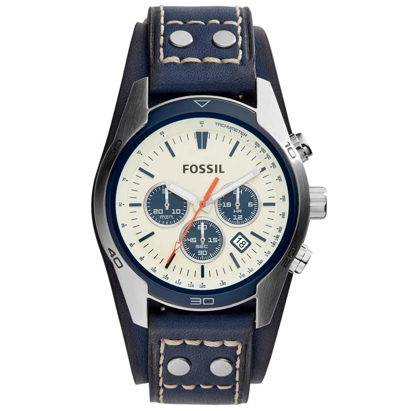 Reloj Fossil Coachman de caballero banda de piel 45 mm