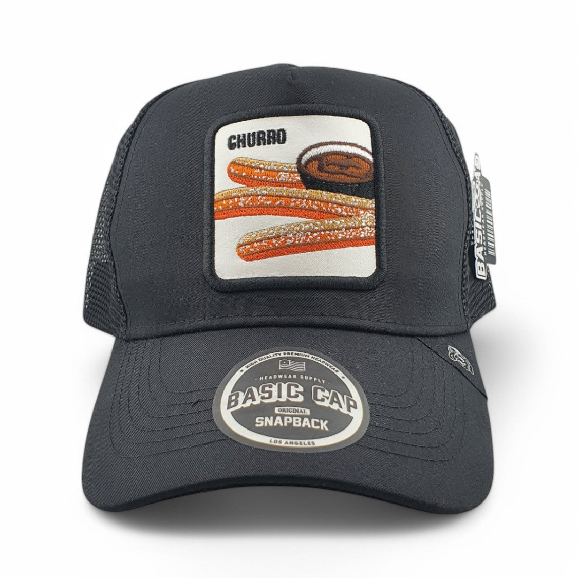 Gorras Basic Cap Authentic food Churro con malla trasera