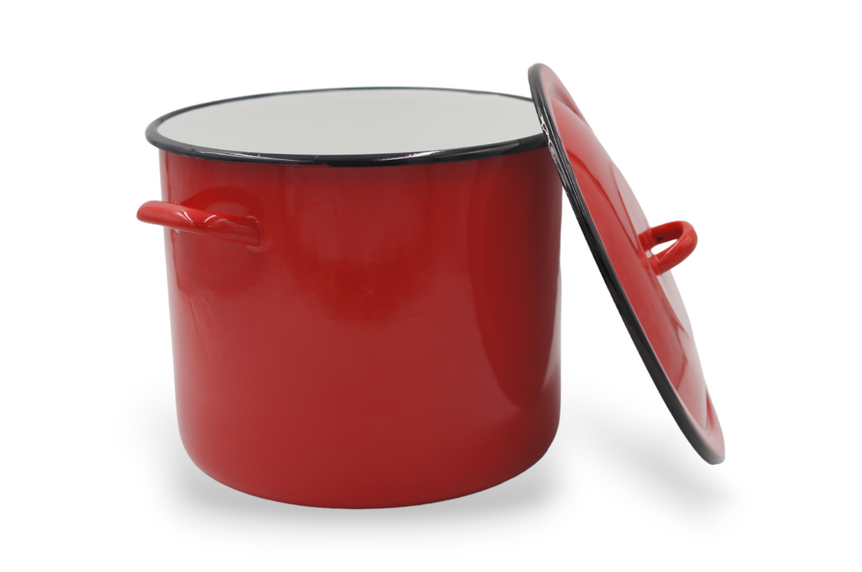 2+39P/28 Olla recta con tapa roja