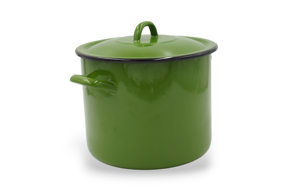 2+39P/24 Olla recta con tapa color verde