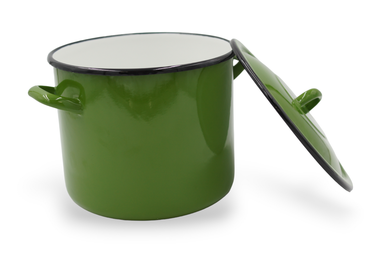 2+39P/24 Olla recta con tapa color verde