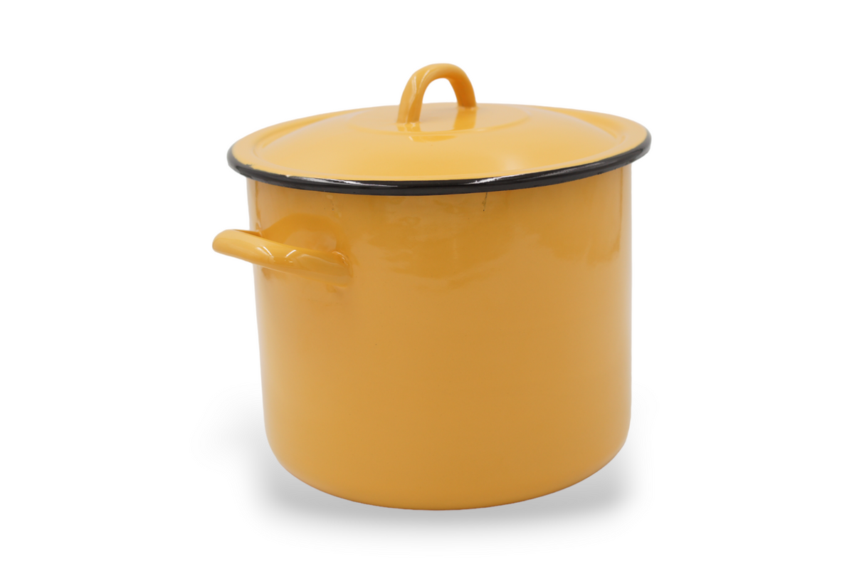 2+39/24 Olla recta mostaza con tapa