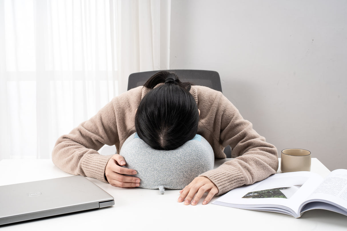 KLW-05 Almohadas de viaje para aviones, almohada de soporte para cuello y cabeza en forma de U