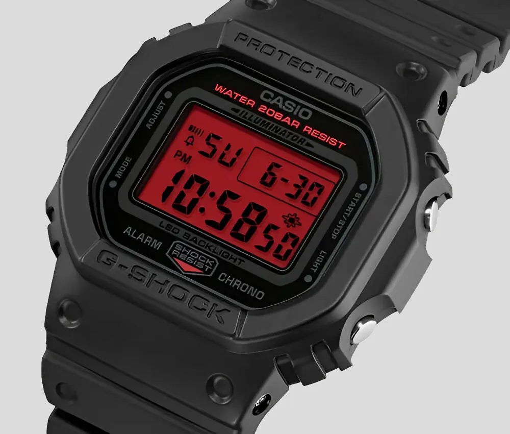 DW-5600 Reloj G-Shock Pulsera de Caucho para Hombre Digital