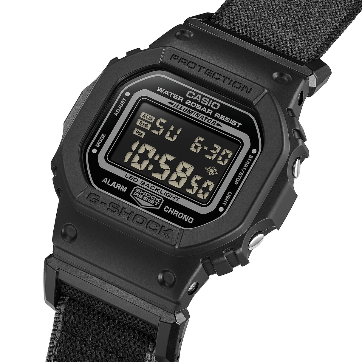 DW-5600MNC Reloj G-Shock de hombre correa de tela