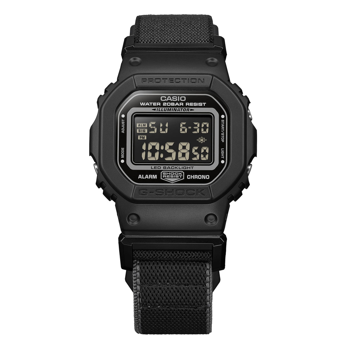 DW-5600MNC Reloj G-Shock de hombre correa de tela