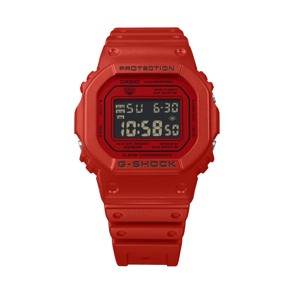 DW-5600 Reloj G-Shock Pulsera de Caucho para Hombre Digital