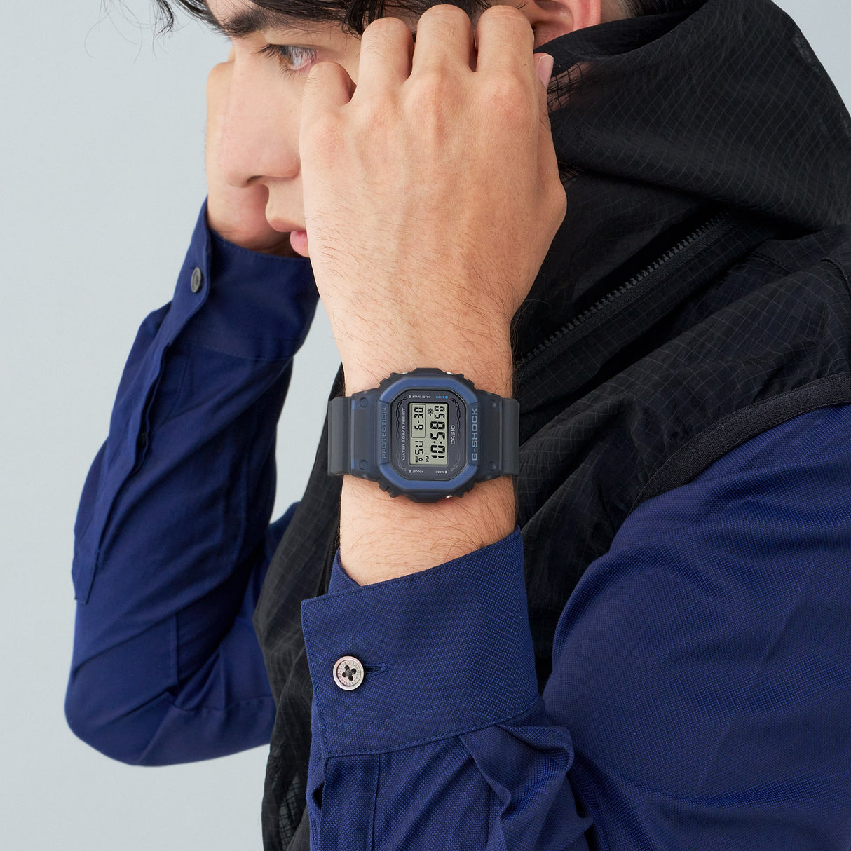 DW-5600 Reloj G-Shock Pulsera de Caucho para Hombre Digital