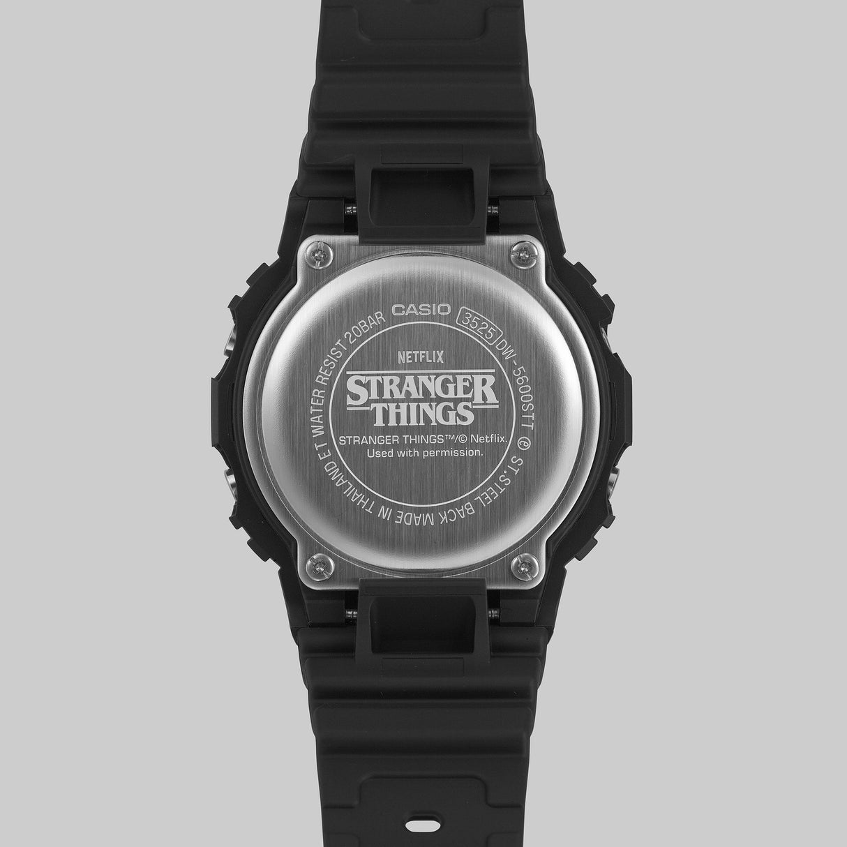 DW-5600STT-1 Reloj G-Shock Stranger Things unisex correa de caucho