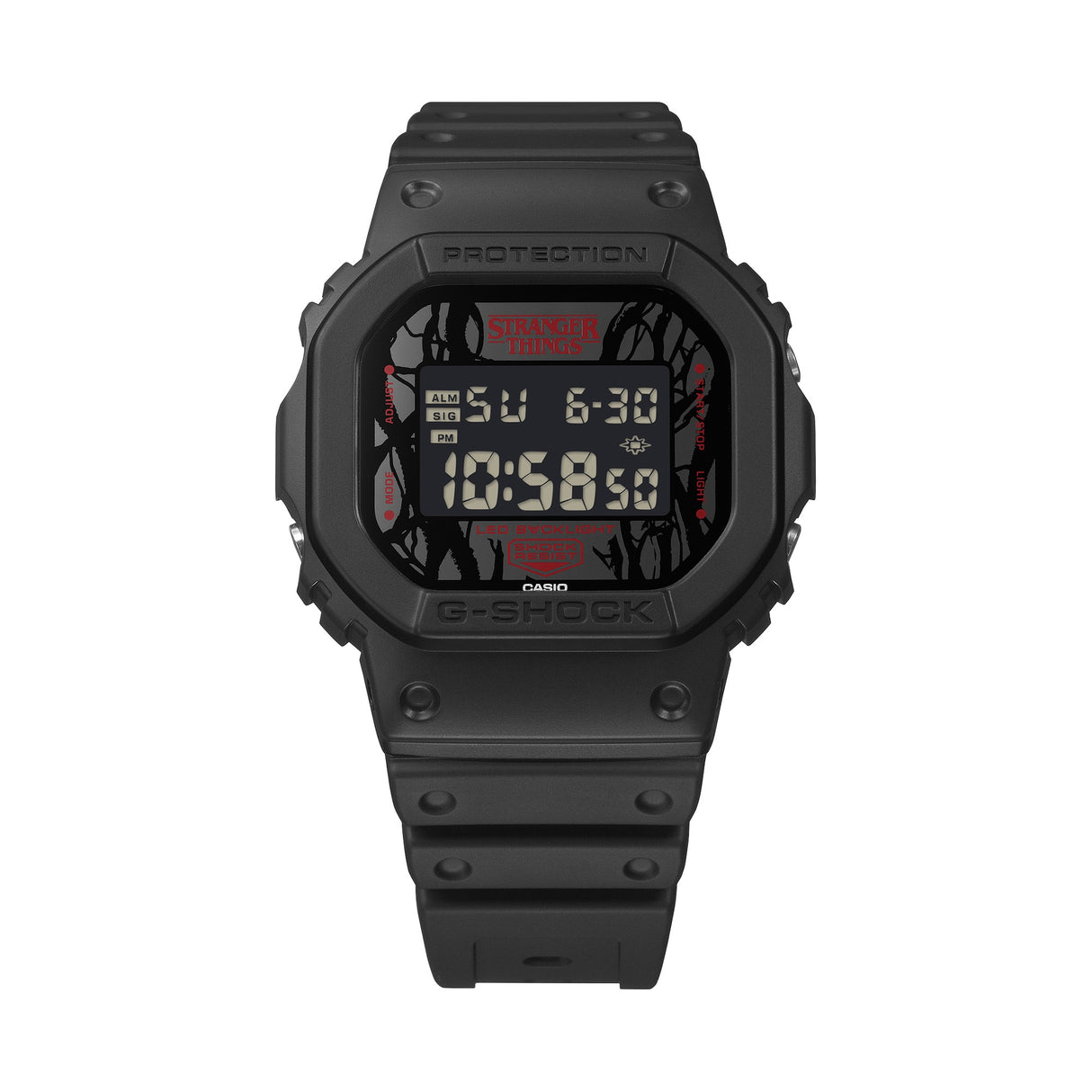 DW-5600STT-1 Reloj G-Shock Stranger Things unisex correa de caucho