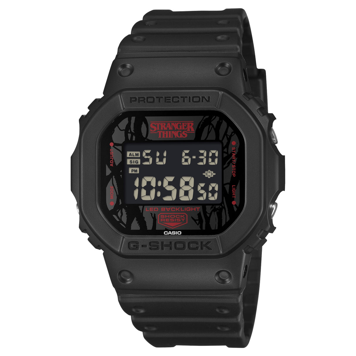 DW-5600STT-1 Reloj G-Shock Stranger Things unisex correa de caucho