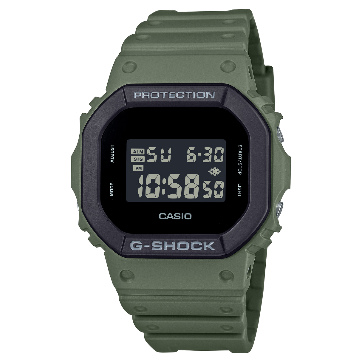 DW-5610 Reloj G-Shock Pulsera de Caucho para Hombre Digital