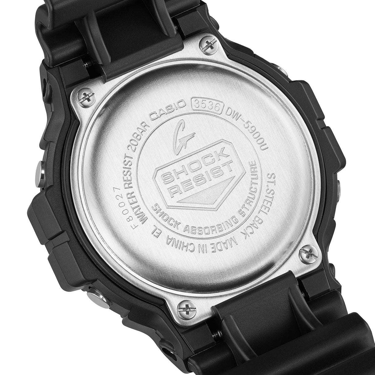 DW-5900 G-Shock Reloj para Hombre Digital Pulsera de Caucho