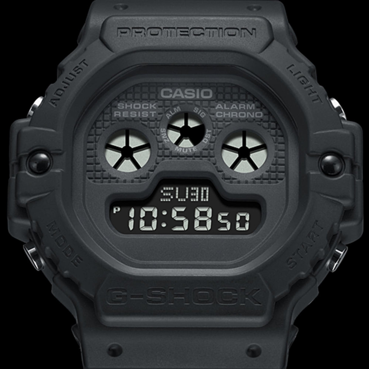 DW-5900 G-Shock Reloj para Hombre Digital Pulsera de Caucho