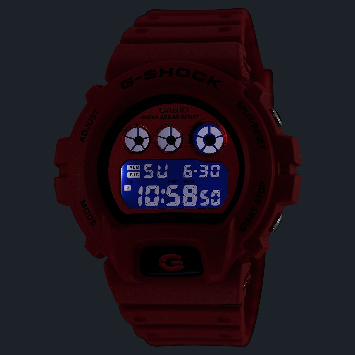 DW-6900 Reloj G-Shock Pulsera de Caucho para Hombre Digital