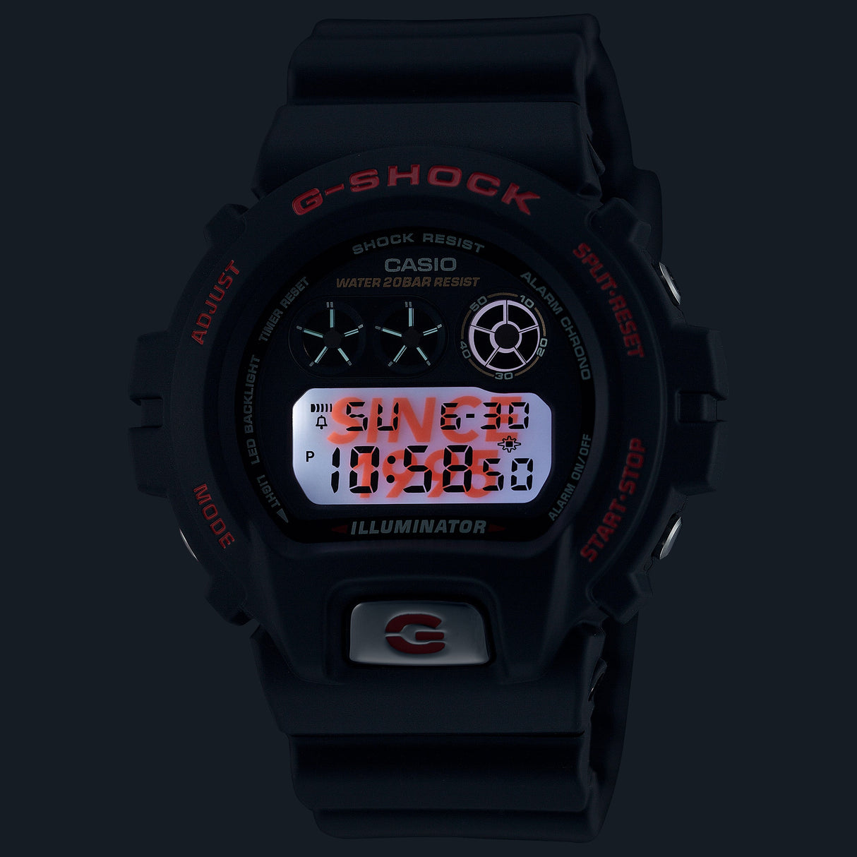 DW-6900 Reloj G-Shock Pulsera de Caucho para Hombre Digital