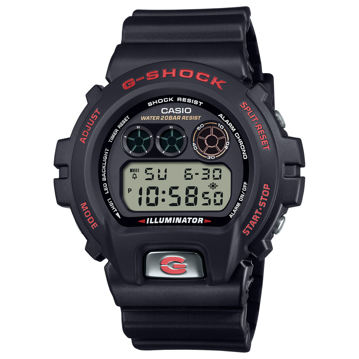 DW-6900 Reloj G-Shock Pulsera de Caucho para Hombre Digital