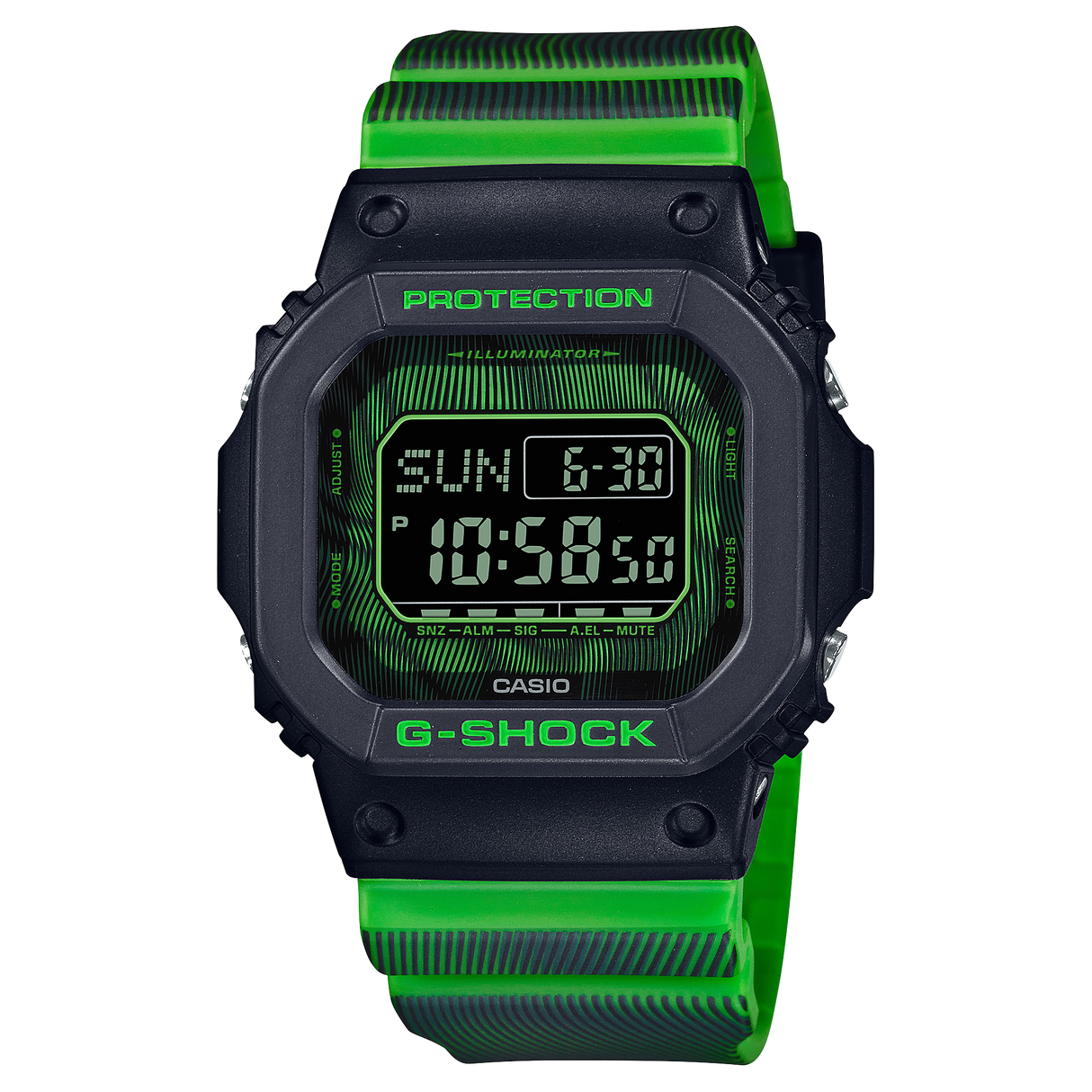 DW-D5600 Reloj G-Shock de hombre correa de resina