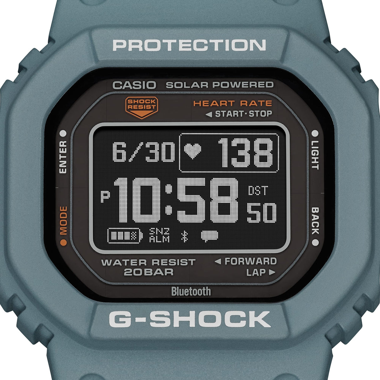 DW-H5600 Reloj G-Shock Bluetooth de caballero banda de resina
