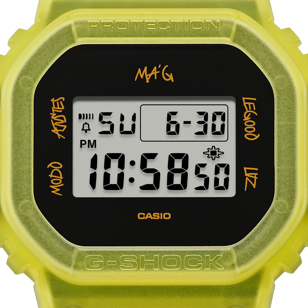 DWE-5600JB-1A9 Reloj Casio J Balvin de unisex correa de resina digital