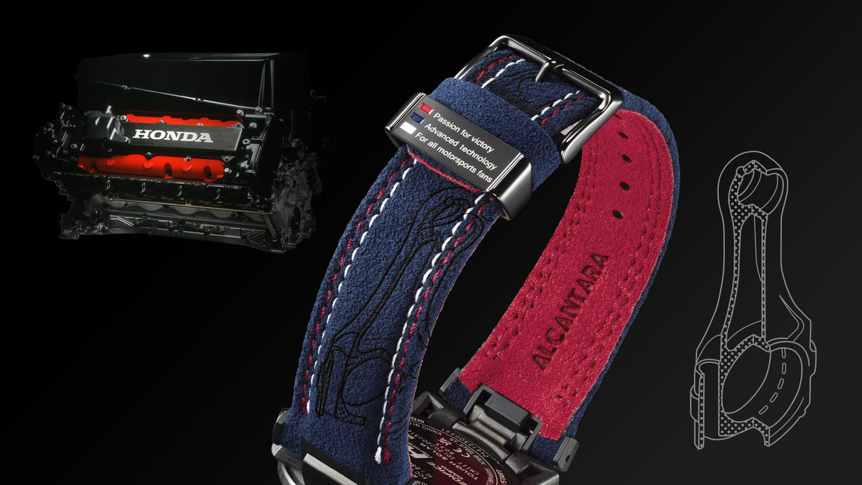 ECB-2000HR-1A Reloj Edifice Honda Racing para caballero correa de tela Bluetooth