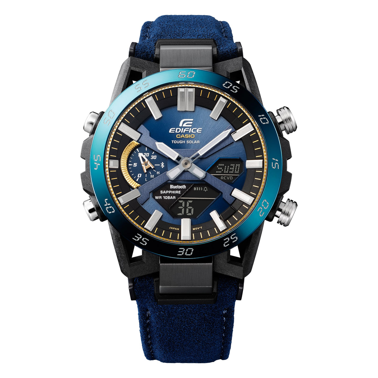 ECB-2000 Reloj Edifice para caballero pulsera de tela Bluetooth
