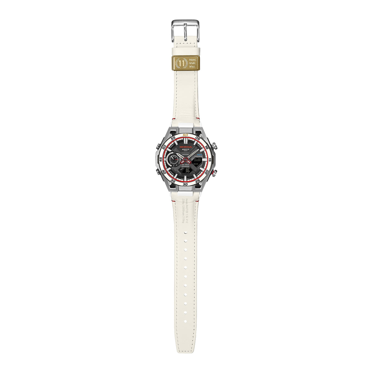 ECB-2300HR-1A Reloj Edifice Sospensione de hombre banda de piel