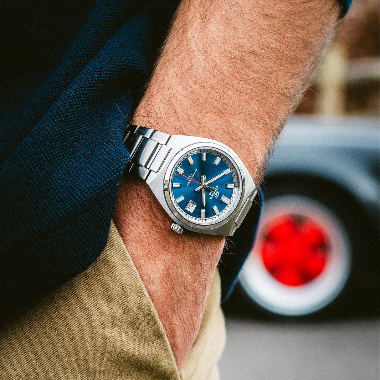 EFB-109D Reloj Edifice de hombre pulsera de metal