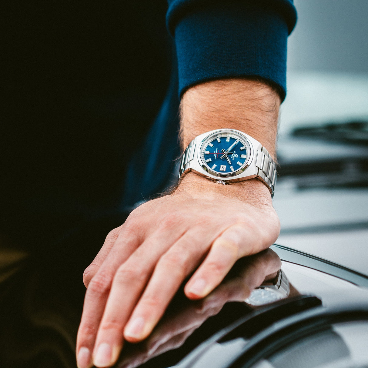 EFB-109D Reloj Edifice de hombre pulsera de metal