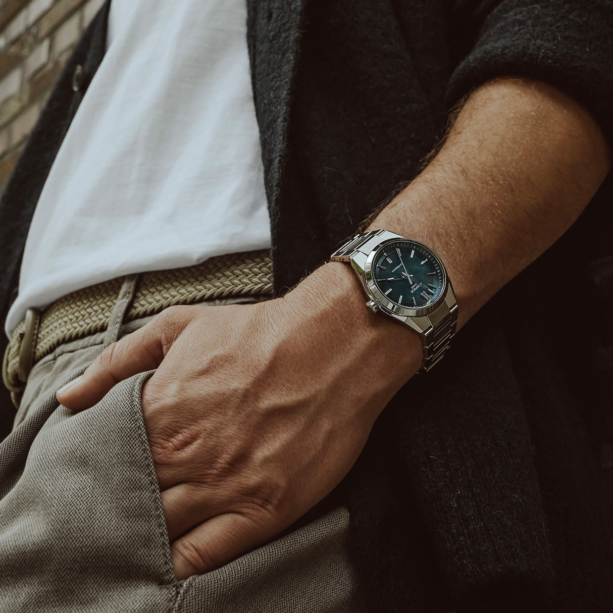 EFK-100D Reloj Edifice Automático de hombre pulsera de metal