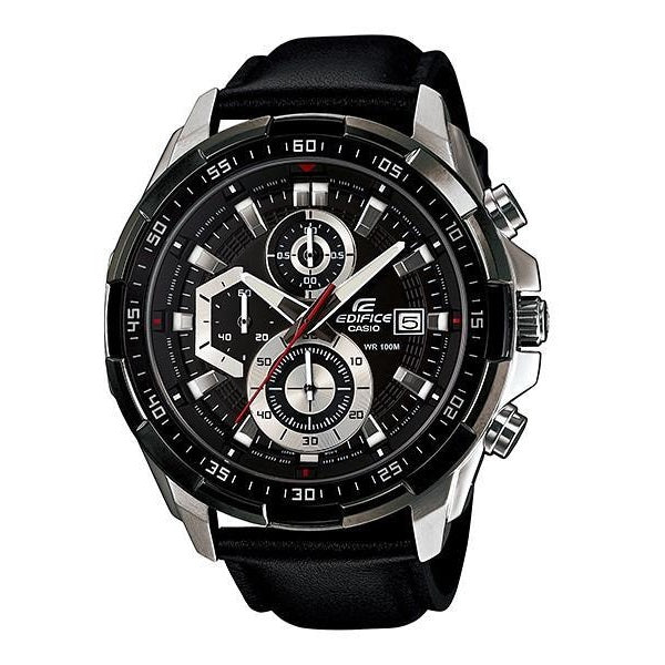 EFR-539 Reloj Edifice Análogo para Hombre Pulsera de Cuero