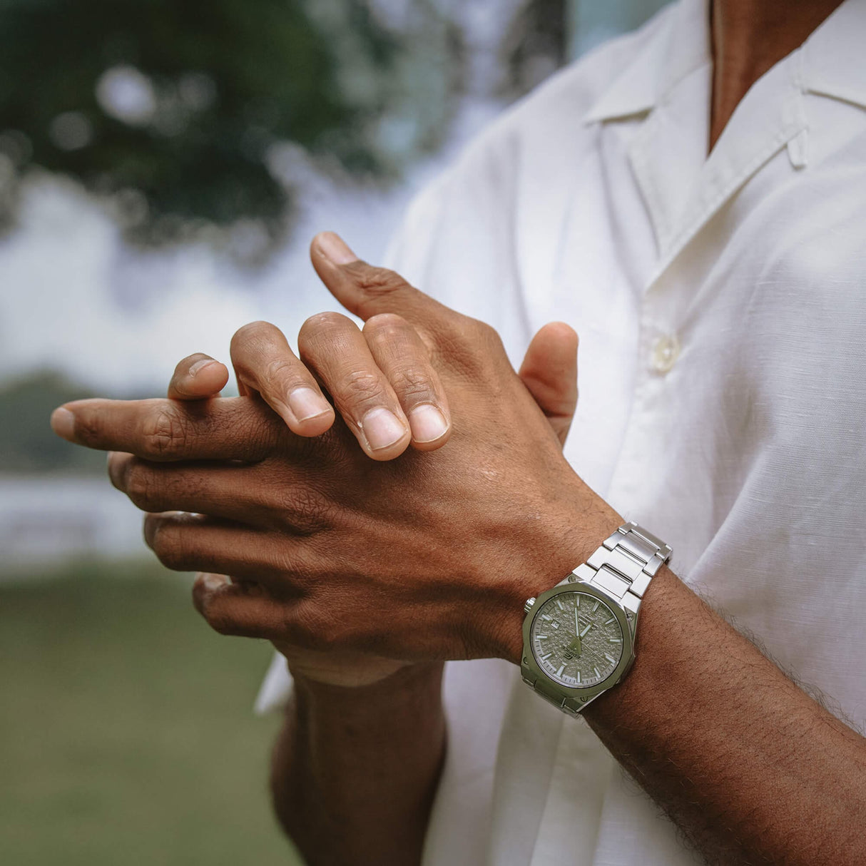 EFR-S108 Reloj Edifice de hombre pulsera de metal