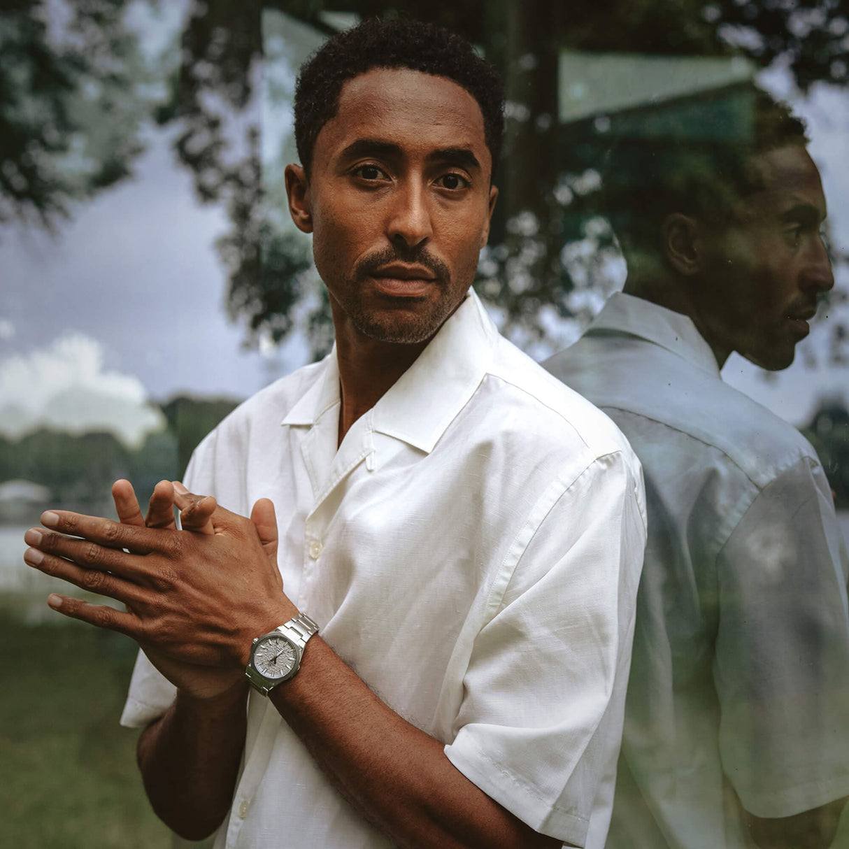 EFR-S108 Reloj Edifice de hombre pulsera de metal