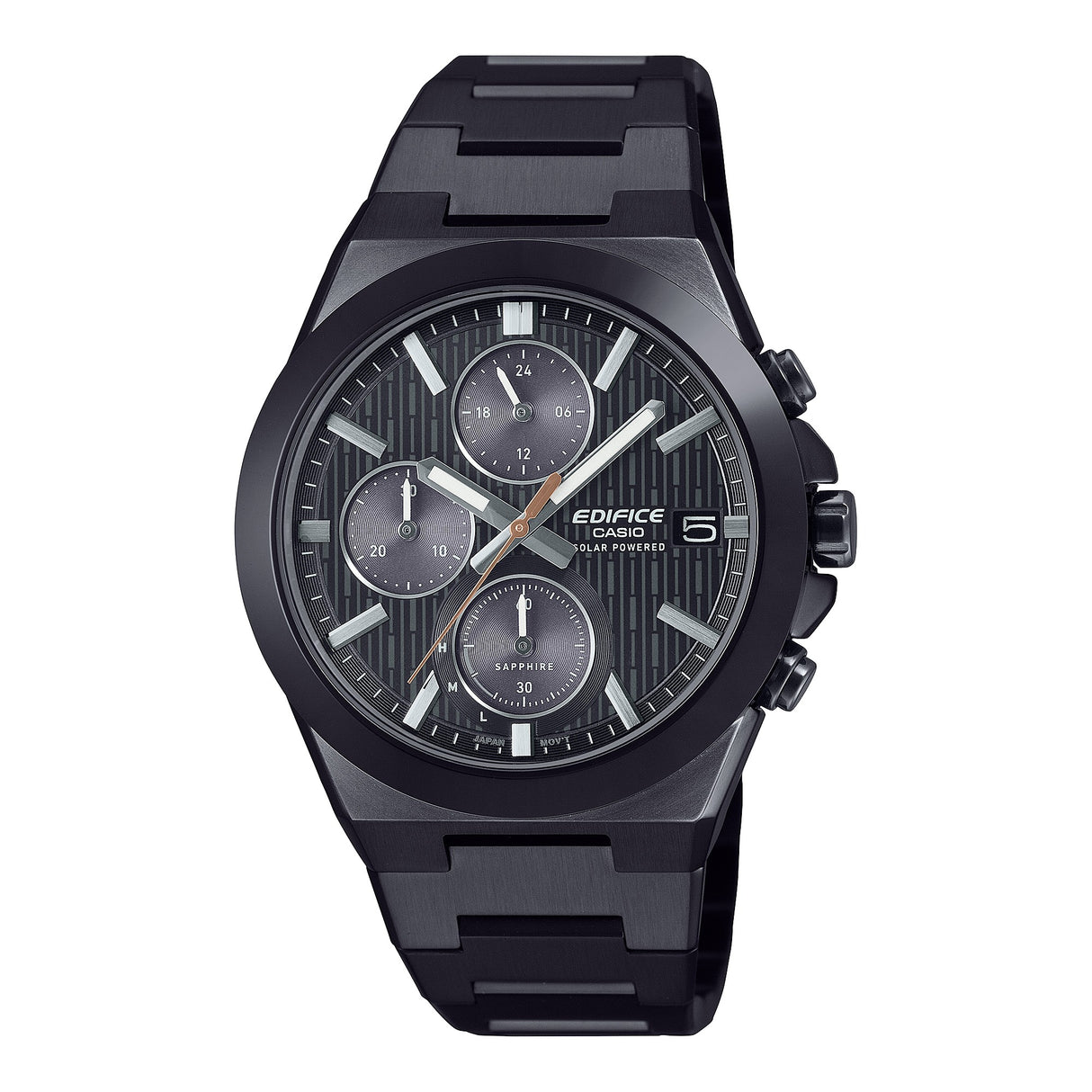 EFS-S650D Reloj Edifice de caballero banda de metal energía solar