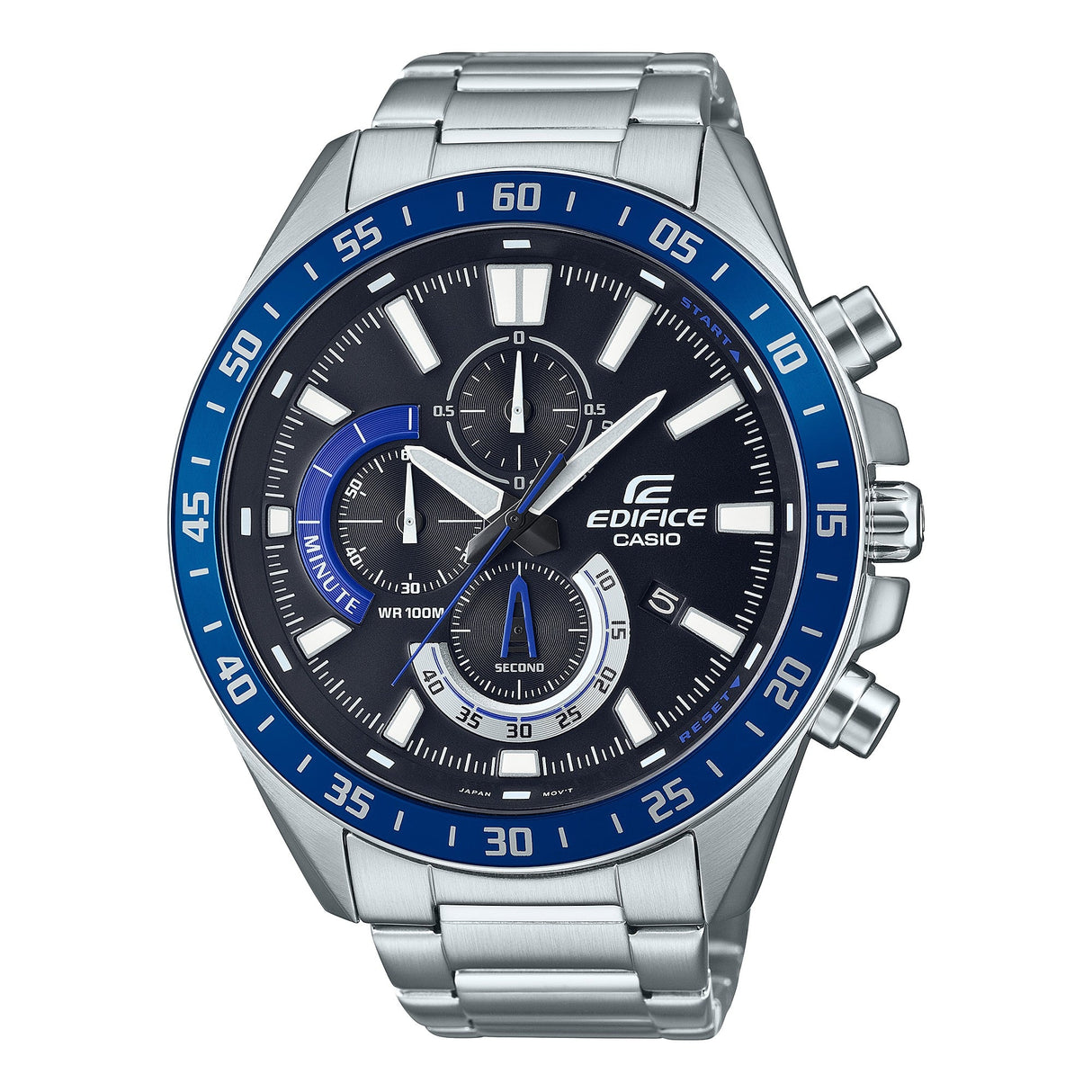 EFV-620 Edifice Reloj Análogo de Acero Inoxidable para Caballero
