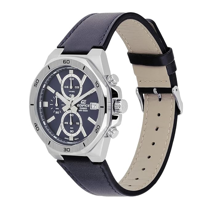 EFV-640 Reloj Edifice para caballero pulsera de cuero