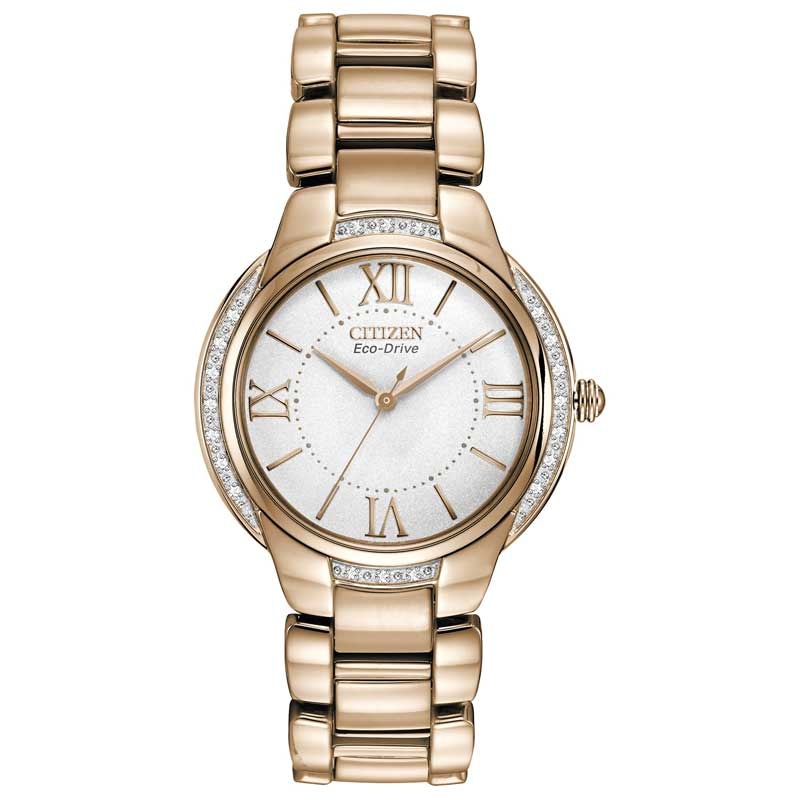 EM0093-59A Reloj Citizen Eco-Drive Análogo Para Mujer Pulsera de Metal