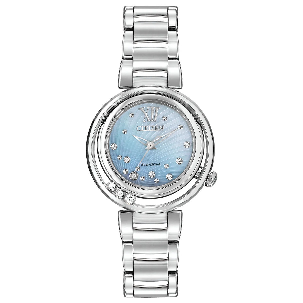 EM0320-59D Reloj Citizen L Sunrise de dama banda de metal 29 mm