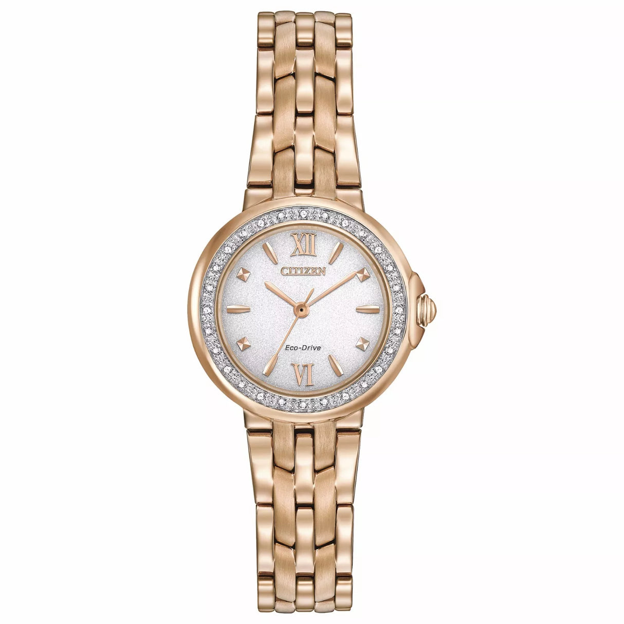 EM0443-59A Reloj Citizen Eco-Drive de mujer pulsera de acero inoxidable
