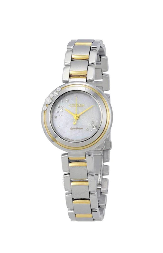 EM0464-59D Reloj Citizen Eco-Drive de dama pulsera de acero inoxidable