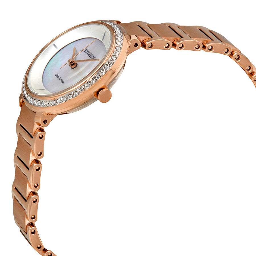 EM0483-54D Reloj Citizen Silhouette Crystal de dama banda de metal