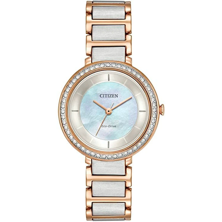 EM0483-89D Reloj Citizen Cristal de dama pulsera de metal