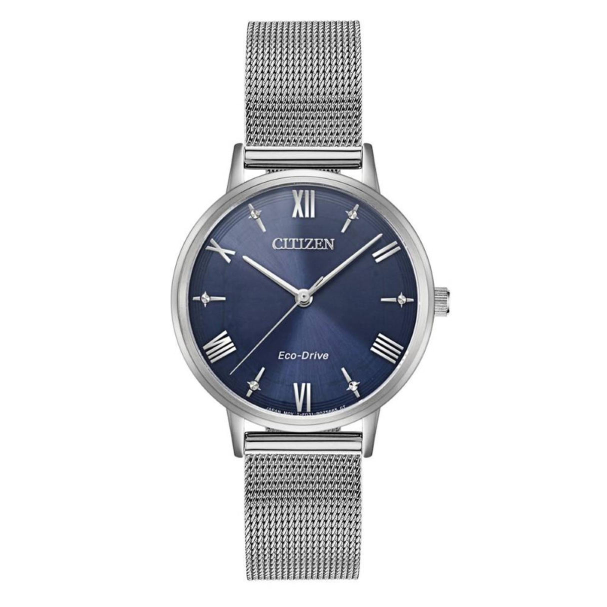 EM0571-59L Reloj Citizen Eco-Drive de mujer pulsera mesh