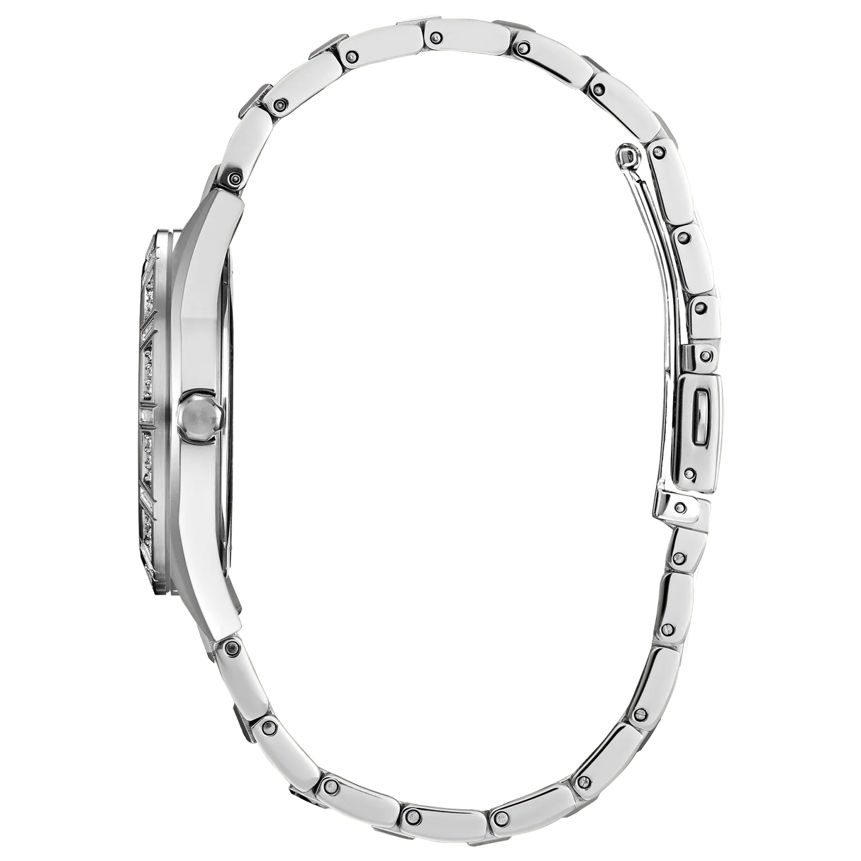 EM1020-57L Reloj Citizen Silhouette Crystal de dama pulsera de metal 34 mm