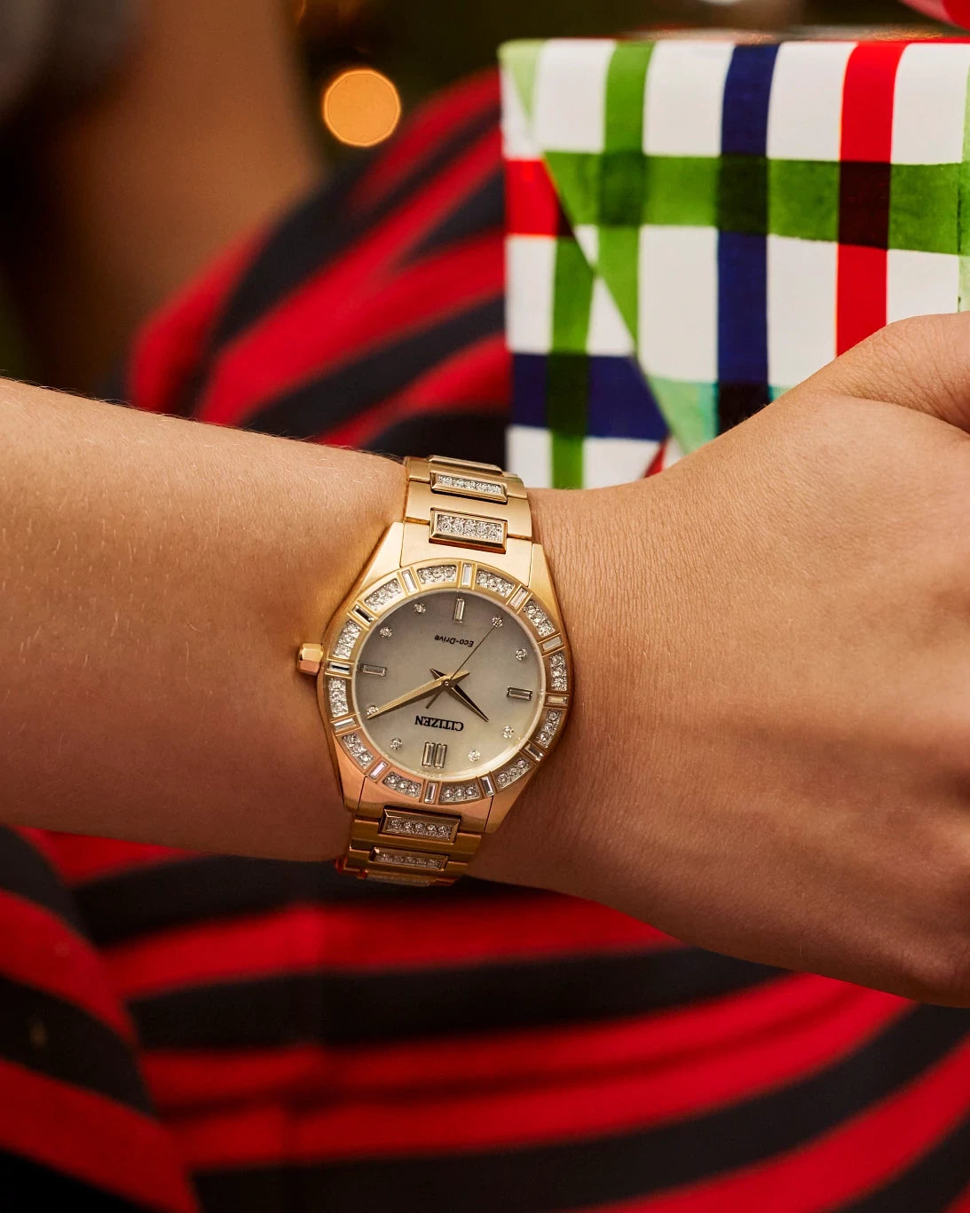 EM1022-51D Reloj Citizen Silhouette de mujer correa de metal 34 mm