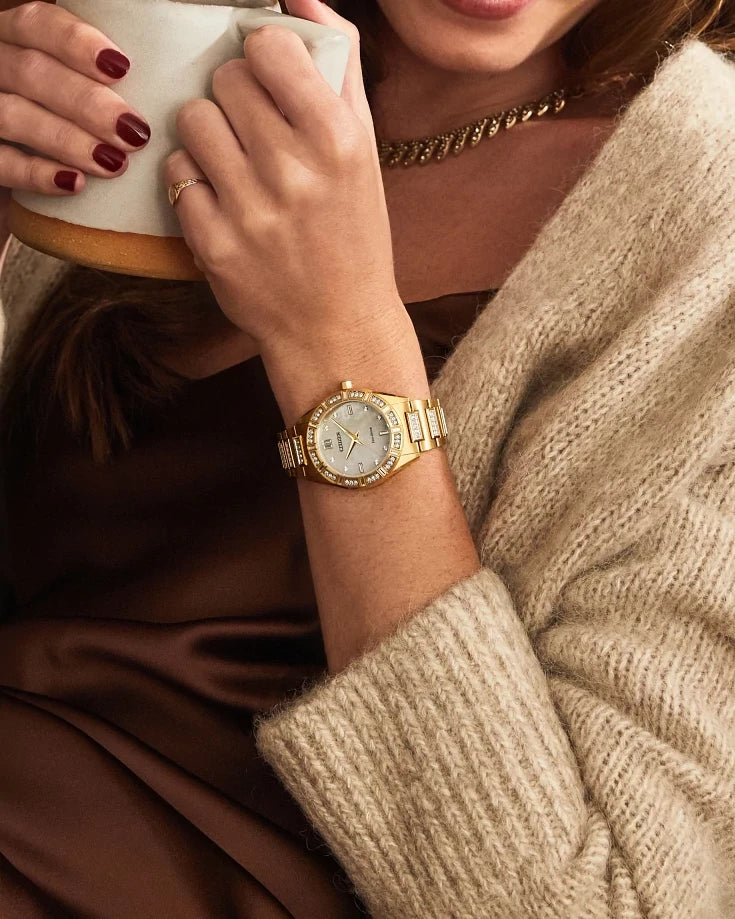 EM1022-51D Reloj Citizen Silhouette de mujer correa de metal 34 mm