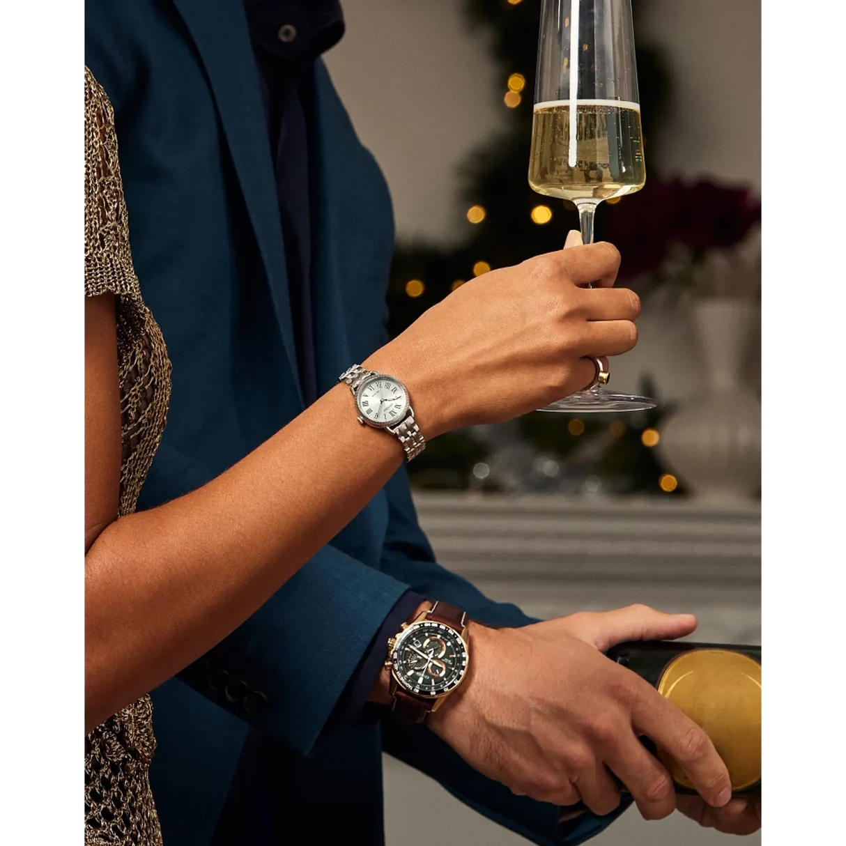 EM1050-56A Reloj de dama Citizen Coin Edge correa de metal