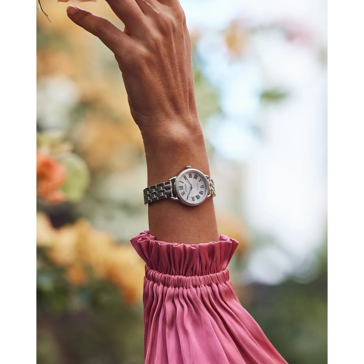 EM1050-56A Reloj de dama Citizen Coin Edge correa de metal