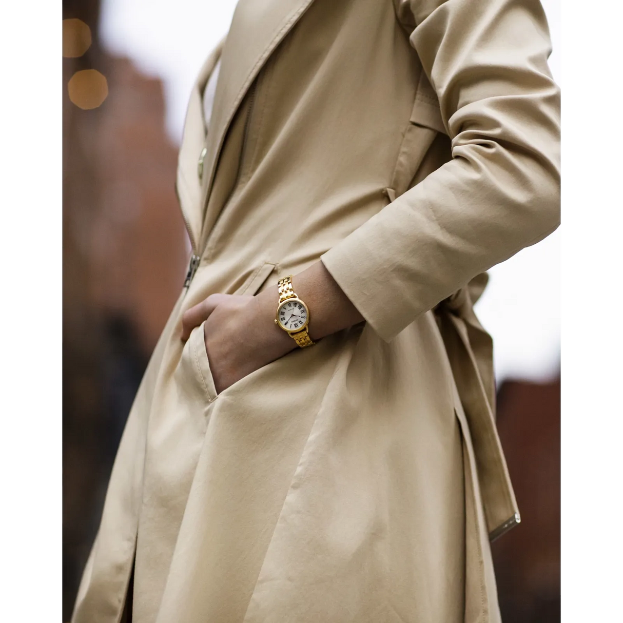 EM1052-51A Reloj Citizen Classic Coin Edge de dama correa de metal