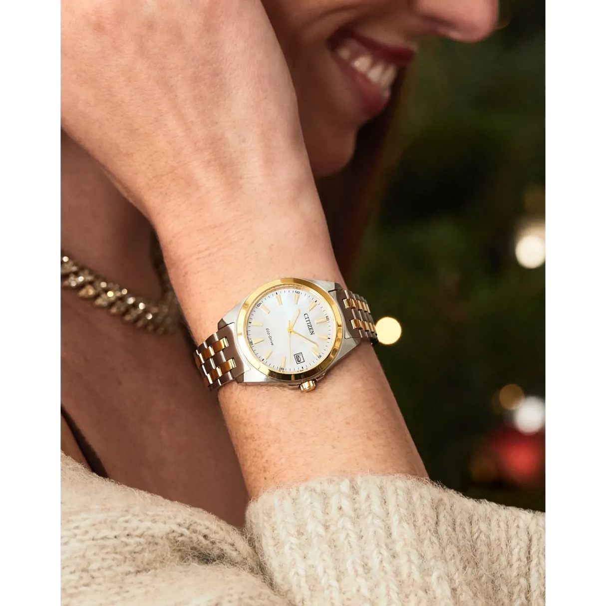 EO1224-54D Reloj Citizen Peyten de dama banda de metal 33mm